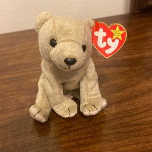 💜5/$16 💜 NWT! 1999 Almond Beanie Baby! 🐻